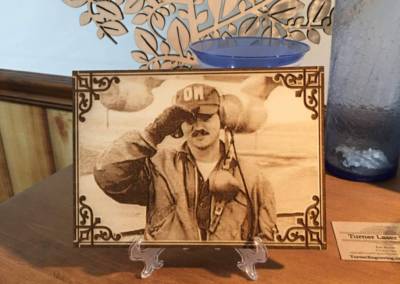 Laser Engraved Photos in Wood 3