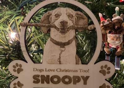 Snoopy Dog Ornament