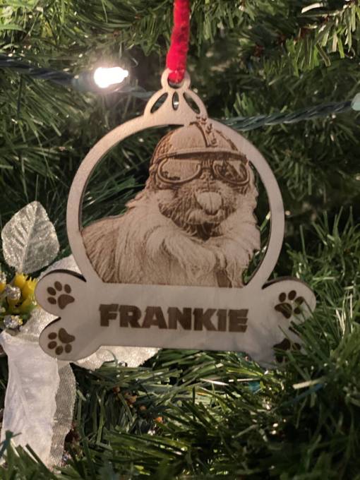 Dog Christmas Ornament 2