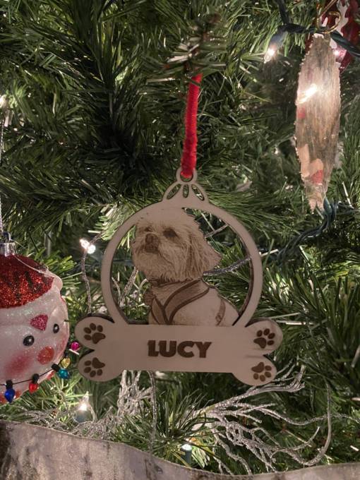 Dog Christmas Ornament 4