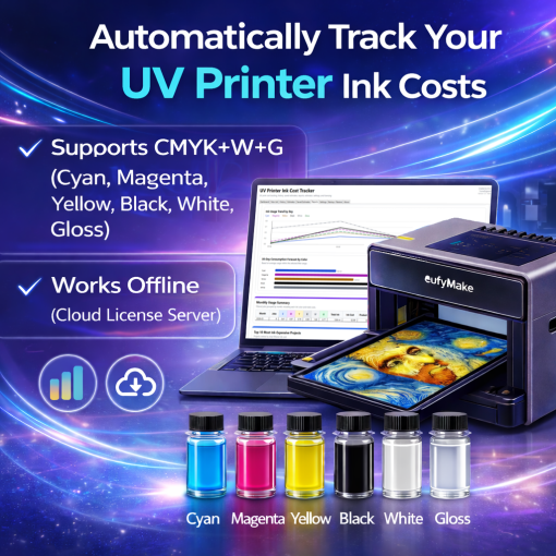 UV Printer Ink Cost Tracker for EufyMake UV Printers - Turner Laser ...